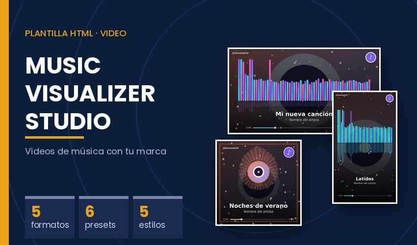 Portada de Music Visualizer Studio