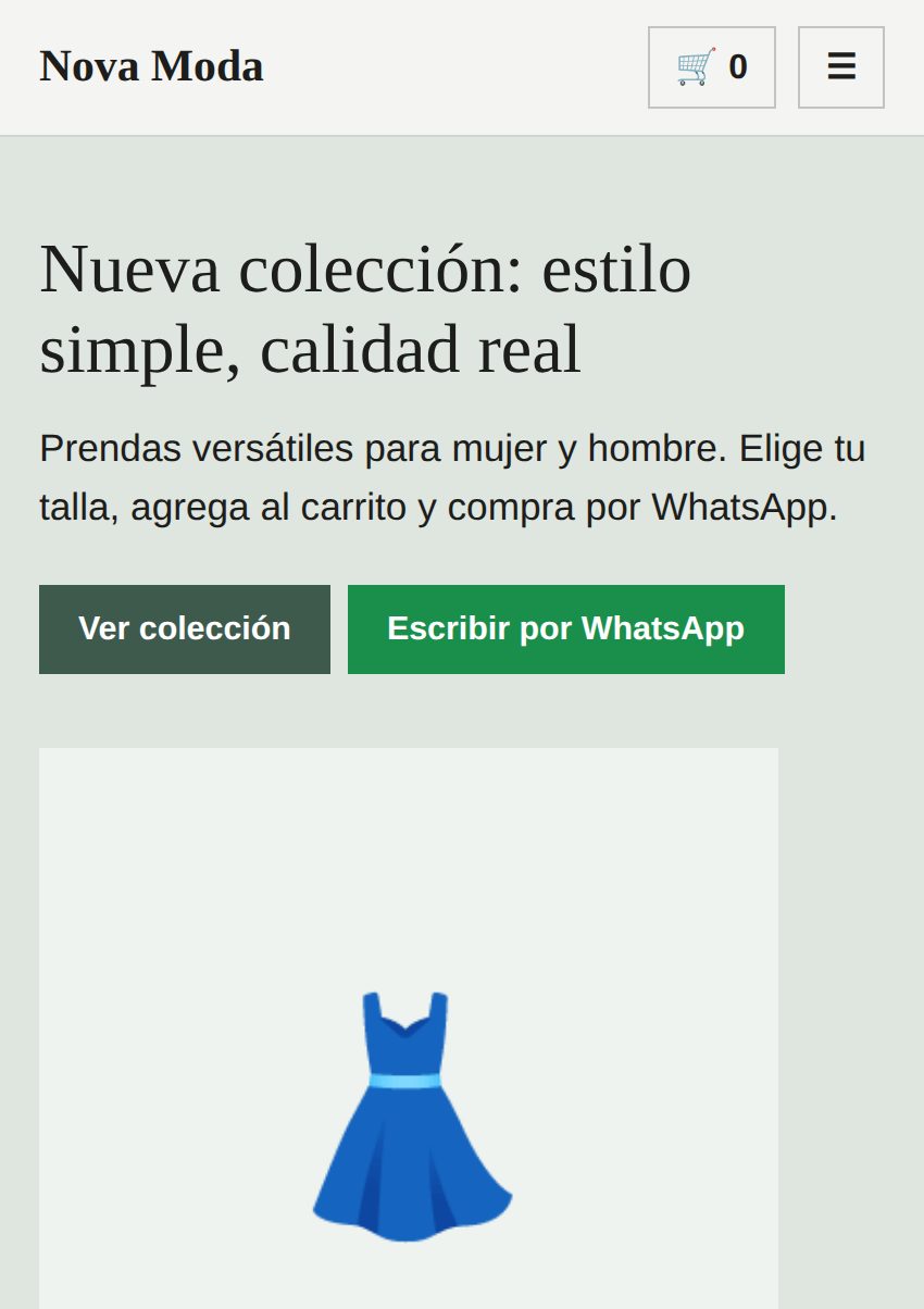 Plantilla de tienda de ropa