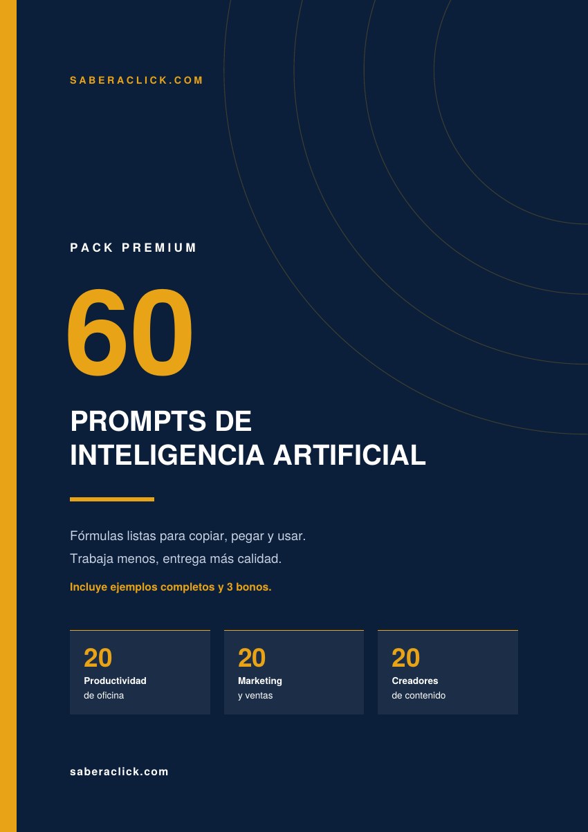 Portada del Pack Premium de 60 Prompts de IA
